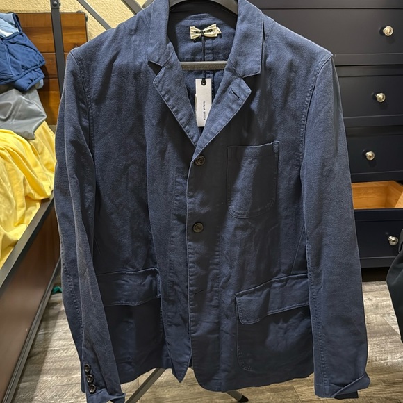 MENS BNWT NAVY TAYLOR STITCH GIBSON SPORT COAT SIZE XL-44